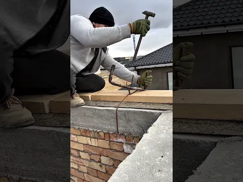 Real Craftsmanship: Wooden Roof Built by Hand #construction #craftsmanship #diy #asmr