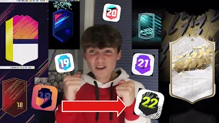 I opened 1 INSANE Pack on Every Game Pacybits 18 to MadFut 22