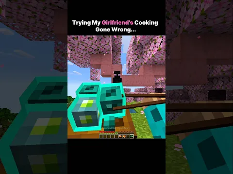 Trying Minecraft food made by my girlfriend