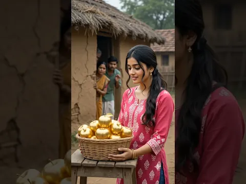🍎 Ek gareeb ladki Anaya ko achanak ek jadui shakti mil jaati hai.#moralstory #shorts #ytshorts