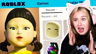 MAKING THE DOLL FROM SQUID GAME A ROBLOX ACCOUNT!!