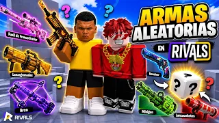 Jugando Con ARMAS aleatorias RIVALS Roblox 