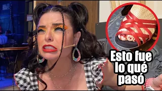Albertano me revienta la uña en plena escena en vivo I Violeta Isfel