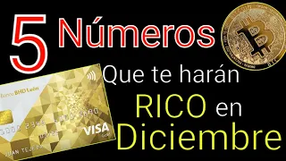 Los 5 Números Que Más PROBABILIDAD tienen de salir en Diciembre 🚨 Que más repiten