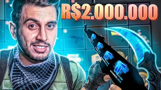 R$2 MILHÕES... o meu INVENTÁRIO no CS:GO!