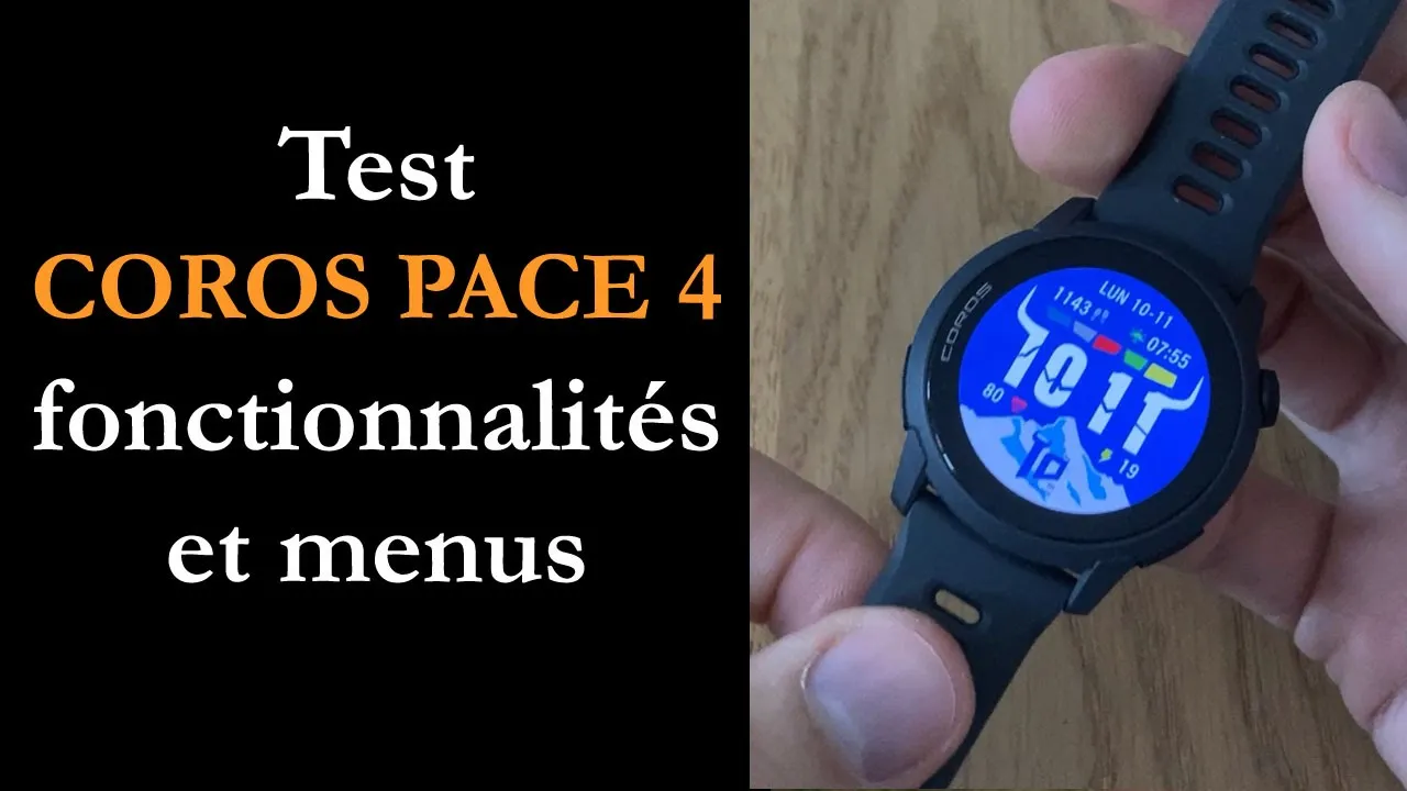 Vido-Test de Coros Pace par Montre cardio GPS