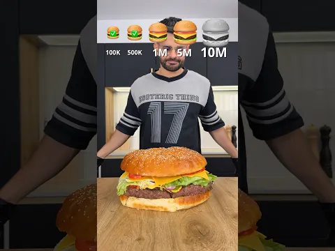 Tiny to Giant Burger 🍔
