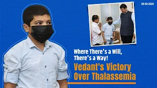 'Vedant Thackeray' a superhero who triumphed over a rare disease...