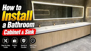 How to Assemble a Floor-Standing Vanity with Sink | Step-by-Step Guide