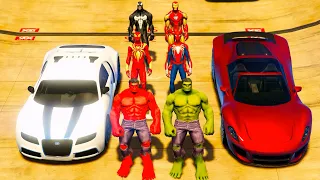 SPIDERMAN VS HULK VS GOKU VS SUPERMAN | SPIDERMAN VS DC VS ANIME😱 WHO Wins! | #spiderman #hulk #goku