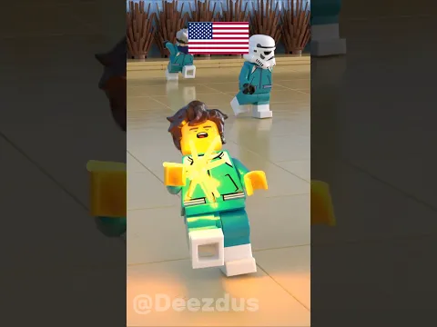 People from different countries get shot in squid game #lego