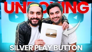 UNBOXING 100k Silver play button with @FukraInsaan