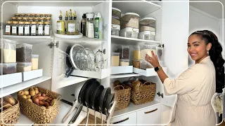 ✨Méga ORGANISATION de ma CUISINE !DÉSENCOMBREMENT et rangement🤍