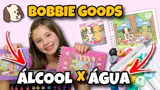 💗 PINTANDO LIVRO BOBBIE GOODS com MARCADORES ÁLCOOL X ÁGUA