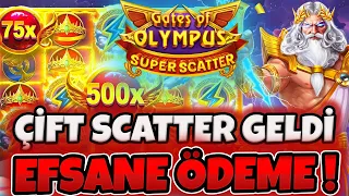 GATES OF OLYMPUS 1000 | SUPER SCATTER ⚡ÇiFT SCATTER GELDİ ! SLOT OYUNLARI