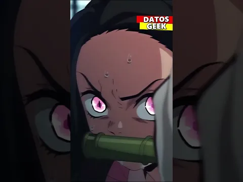 🎋Por Qué Nezuko tiene un Bambú en su Boca? 😱 Kimetsu no Yaiba | Demon Slayer #short #anime