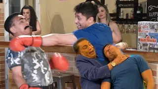Dedé e Bananinha Luta Boxe com Durão