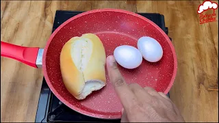 não faca pão com ovo assim, vou te ensinar um jeito delicioso e sem sujar panela