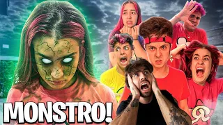 CARLOS REAGINDO: ENFRENTAMOS O DESTRUIDOR DE ELEMENTOS *fiquei com medo* (Enaldinho e Emillyvickof)