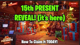 FORTNITE 15TH PRESENT IS HERE! (Winterfest Update!)