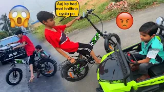 Piyush ne Kunali ko cycle se gira diya | Sourav Joshi Vlogs