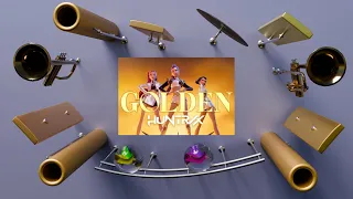 GOLDEN K-Pop Demon Hunters with cool instruments!