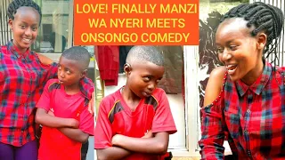 EMOTIONAL😭 AS ONSONGO COMEDY FINALLY MEETS MANZI WA NYERI! CRIES LIVE ON CAMERA! NIACHE NISOME