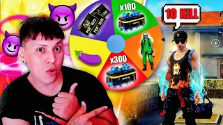 EL QUE HAGA 10 KILL GIRA LA RULETA (reto para suscriptores)🥵