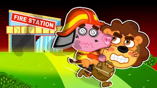 Lion Family | Police Is Saved by Daddy  Learn Safety Tips for Kids | Cartoon for Kids