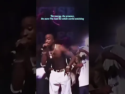 The energy, the presence the aura Pac had the whole world watching #2Pac #Tupac #HipHop #Legend #rip