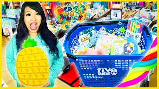 FIDGET TOY SHOPPING AT FIVE BELOW + STORE BOUGHT SLIME