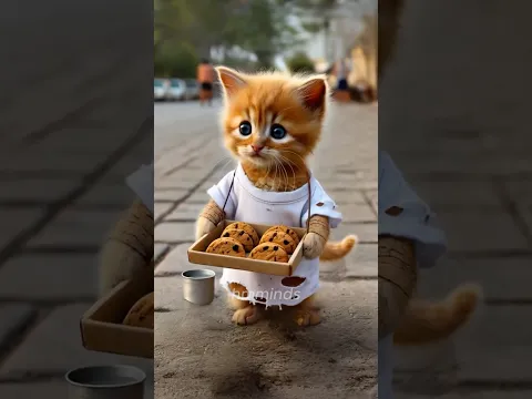 Poor Cat Was Laughed Earns Money to Buy a School Uniform #hmminds