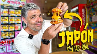 PROBANDO TODAS las MÁQUINAS EXPENDEDORAS de COMIDA de JAPÓN *LAS MÁS RARA DEL MUNDO* 🍕🍜🍔