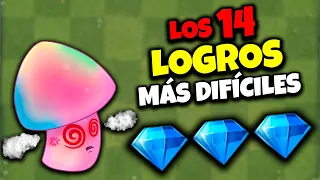 TOP 14 LOGROS + TRUCAZOS PARA CONSEGUIRLOS EN PLANTAS VS ZOMBIS