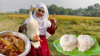 আজ পায়েল রান্না করলো দেশি হাঁস আর তার সাথে ছাচের ভাপা পিঠে l