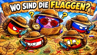 Versteckte Flaggen finden! 🔎 | Countryballs Kompilation