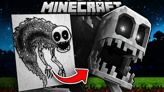 I Turned YOUR Drawings into Minecraft Mobs!