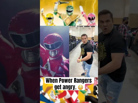 When Power Rangers get angry. 😳 #powerrangers #fight #mmpr