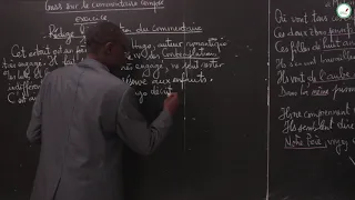 Exercices- Terminale - Français  : Le commentaire composé / M. Mboup