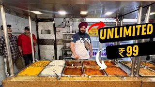 Unlimited Buffet In ₹99 At Mohali |Indian Street Food |Famous Buffet