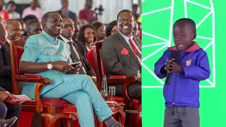 WATCH HOW THIS 5 YEARS OLD BOY SHOCKED PRESIDENT RUTO IN KAKAMEGA WITH HIS WISDOM!!