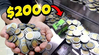 Juego en la Empuja Monedas hasta GANAR $2,000