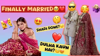 Finally shadi hogyi🥰❤️💯 #trending #amishaforyou #comedy #vlog 