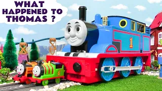 What happened to Thomas The Train in this fun toy train story?
