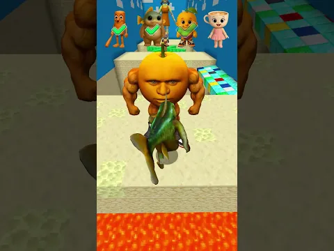 Los Balerina Cappuccina Italian Brainrot vs Squid Game Zomvie Tung Sahur #brainrot #minecraft
