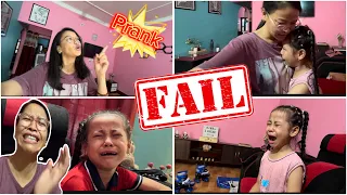 PRANK GONE WRONG 😱| why she’s crying 😭| What happen with her 😳| family vlog ￼￼