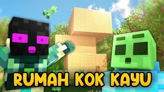 RUMAH KOK KAYU - Animasi Minecraft by @DaffaTheOne