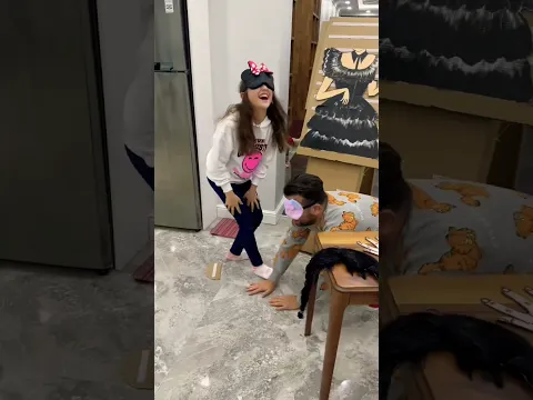 İLK KİM KAZANACAK ÖYKÜ İLE GÖZLER KAPALI WEDNESDAY TAMAMLAMA CHALLENGE