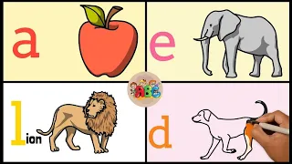 ABCD in English | Alphabet song | Read and Write The Alphabet | Learn English | a to z|drawing abc 2