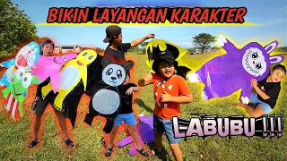 BIKIN LAYANGAN KARAKTER LABUBU LUCU !!!